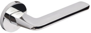 Door handle INOVO ATLANTA 187, shiny metal color, universal, SLIM 1