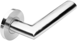 Door handle INOVO YHS - 07 INOX, universal, stainless steel color. 1