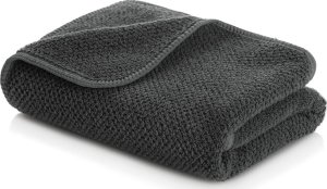Bath towel GRACCIOZA BEE WAFFLE STORM, dark grey, 70 x 140 cm 3