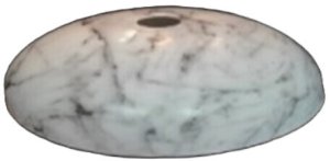 Pendant lamp VENTI, 1 x 60 W max, E27, white marble color, o44 cm 1
