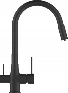 INVENA Magic sink faucet, with filter system, black 3
