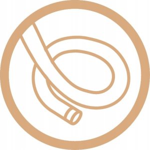 Sink mixer LIGARIA INVENA TREND, with flexible spout, black. 10