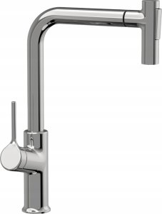 Sink mixer INVENA FARSALA, with pull-out spout, chrome color. 1