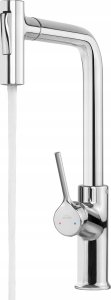 Bateria kuchenna Invena Sink mixer FARSALA, with pull-out spout, chrome color. 5