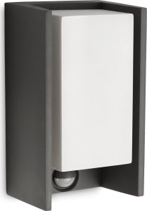 Outdoor wall light PHILIPS BRIDGE, IP44, 1 x E27, max 42 W, with motion sensor, 21.2x11.8 cm 1