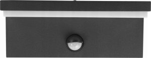 Wall LED outdoor light PHILIPS Bustan, IP44, 9W, 4000K, 1000lm, with motion sensor, anthracite color 15
