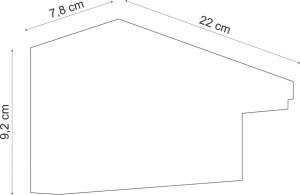 Wall LED outdoor light PHILIPS Bustan, IP44, 9W, 4000K, 1000lm, with motion sensor, anthracite color 17