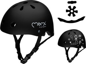 MoMi Kask MIMI czarny matowy 5