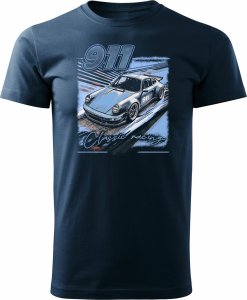 Koszulka z Porsche Carrera 911 męska granatowa REGULAR M 1