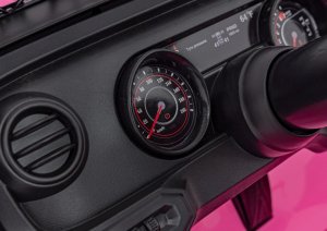 1PUNKT Auto terenowe OFF-ROAD 3.0 dla dzieci Różowy + Pilot + Pasy + Audio LED 17