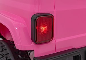 1PUNKT Auto terenowe OFF-ROAD 3.0 dla dzieci Różowy + Pilot + Pasy + Audio LED 9