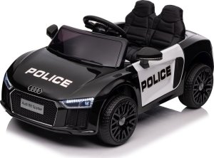 Audi R8 Policja na akumulator dla dzieci + Pilot + EVA + Wolny Start + MP3 LED 2