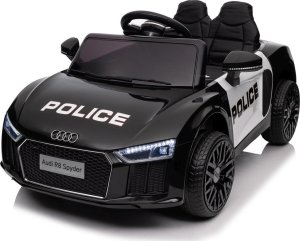 Audi R8 Policja na akumulator dla dzieci + Pilot + EVA + Wolny Start + MP3 LED 3