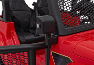 Auto terenowe OFF-ROAD 3.0 dla dzieci Czerwony + Pilot + Wolny Start + Pasy + Audio LED 13