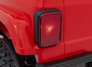 Auto terenowe OFF-ROAD 3.0 dla dzieci Czerwony + Pilot + Wolny Start + Pasy + Audio LED 15