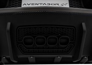 Auto Lamborghini Aventador SV na akumulator dla 2 dzieci Szary + Pilot 2,4 GHz + Pianka EVA + Audio LED 17