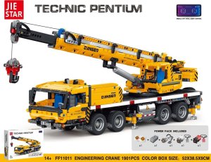 Zestaw Klocków Dźwig 1901el. Żółty 2