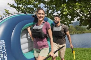 Ponton TREK X2, 232 cm x 118 cm + Akcesoria BESTWAY 3