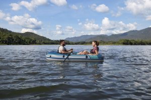 Ponton TREK X2, 232 cm x 118 cm + Akcesoria BESTWAY 4