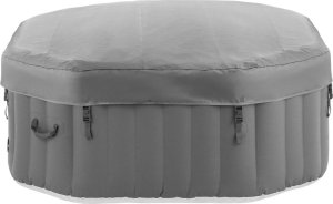 SPA ogrodowe Uniprodo ogrodowe dmuchane 110 dysz masujących 4 osobowe 600 l szaro - białe UNIPRODO 3