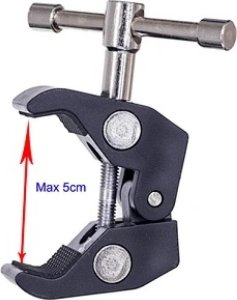 Uchwyt zaciskowy do montażu monitora HURTEL 6