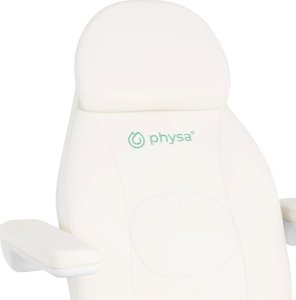 Fotel i krzesło kosmetyczne do masażu tatuażu spa 350 W białe - zestaw Physa 4