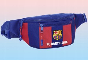 Saszetka Nerka FC Barcelona Niebieska Regulowany Pasek Zamek Pojemna 2