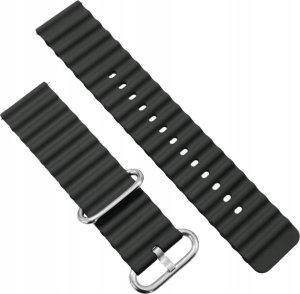 Czarny pasek do zegarka / smartwatcha Rubicon RNCF15 1