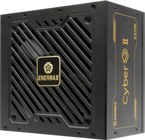 Zasilacz Enermax CYBERG II 850 Watt zasilacz ATX 3.1 PCIe 5.1 80 PLUS Gold nie modularny 120mm wentylator SB 105C japońskie kondensatory 5 lat gwarancji 4