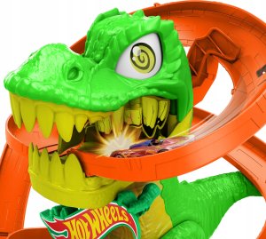 Mattel Tor samochodowy Hot Wheels City - Zakręcony Tor Remiza T-Rexa (965-2502) 4