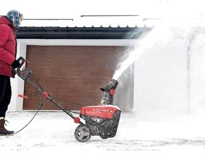 Cedrus Odśnieżarka elektryczna pług do śniegu śnieżny odśnieżarki 2300 wat + oświetlenie LED Se50 Cedse50 - 2