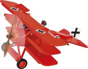 Klocki Fokker DR.1 Czerwony Baron 221 klocków Cobi Klocki 4