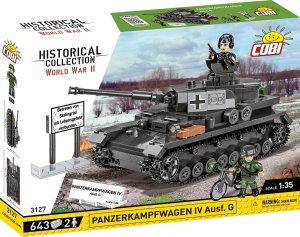 Klocki Panzerkampfwagen IV Ausf. G 643 klocków Cobi Klocki 1