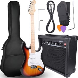 NN EG SET SB zestaw gitarowy gitara elektryczna stratocaster 1