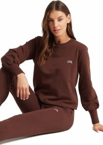 Bluza bawełniana damska Gatta czekoladowa klasyczna r M 2