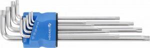 Klucze Torx Extra Długie Komplet 9 Szt. Ht1W831  Hogert Technik 1