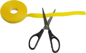 Mocna Opaska Kablowa Taśma Rzepowa 10m x 20mm Techly Rzep do Cięcia Czarny 4