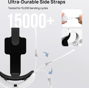 VortexVR Elite Strap z baterią 10000 mAh | do Meta Quest 3S & Quest 3 7