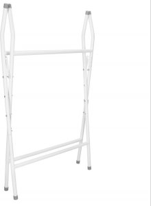 Stojak do wanienki dla niemowląt, wys. 86 cm stelaż stalowy, biały UNIWERSALNY 2