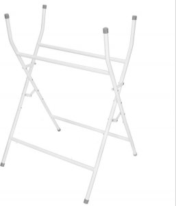 Stojak do wanienki dla niemowląt, wys. 86 cm stelaż stalowy, biały UNIWERSALNY 3