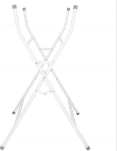 Stojak do wanienki dla niemowląt, wys. 86 cm stelaż stalowy, biały UNIWERSALNY 5