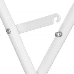 Stojak do wanienki dla niemowląt, wys. 86 cm stelaż stalowy, biały UNIWERSALNY 9