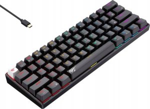 Przewodowa klawiatura mechaniczna / gamingowa RGB HAVIT KB903L (czarna) 3