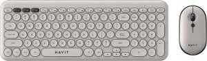 Bezprzewodowy zestaw gamingowy 2w1 HAVIT KB254GCM klawiatura + mysz (szary) 1