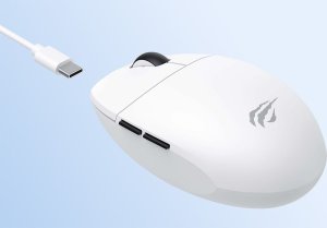 Bezprzewodowa mysz gamingowa HAVIT MS1039W (biała) 6