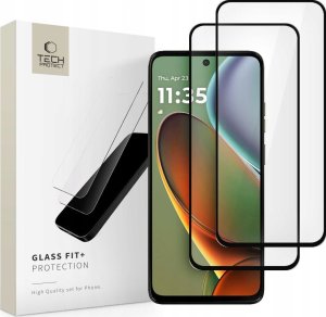 SZKŁO HARTOWANE TECH-PROTECT GLASS FIT+ 2-PACK MOTOROLA MOTO G15 / G15 POWER / G05 / E15 BLACK 1