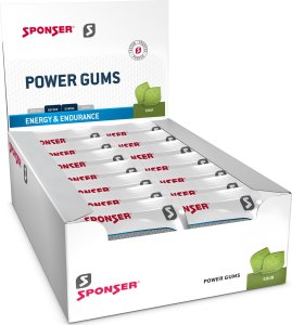 Gumy energetyczne SPONSER POWER GUMS sour łagodny octowo-kwaśny paczka 75g (NEW 2025) 1