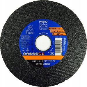 Tarcza Tnąca do Metalu Inox Nierdzewki EHT 125x1,0mm Pferd - 1szt 1