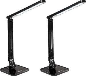 Lampa biurkowa, LED, ściemniana, składana, 14W - Zestaw 2 sztuk 1