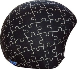 Nakładka na kask COOLCASC Cool Print Black Puzzle 1